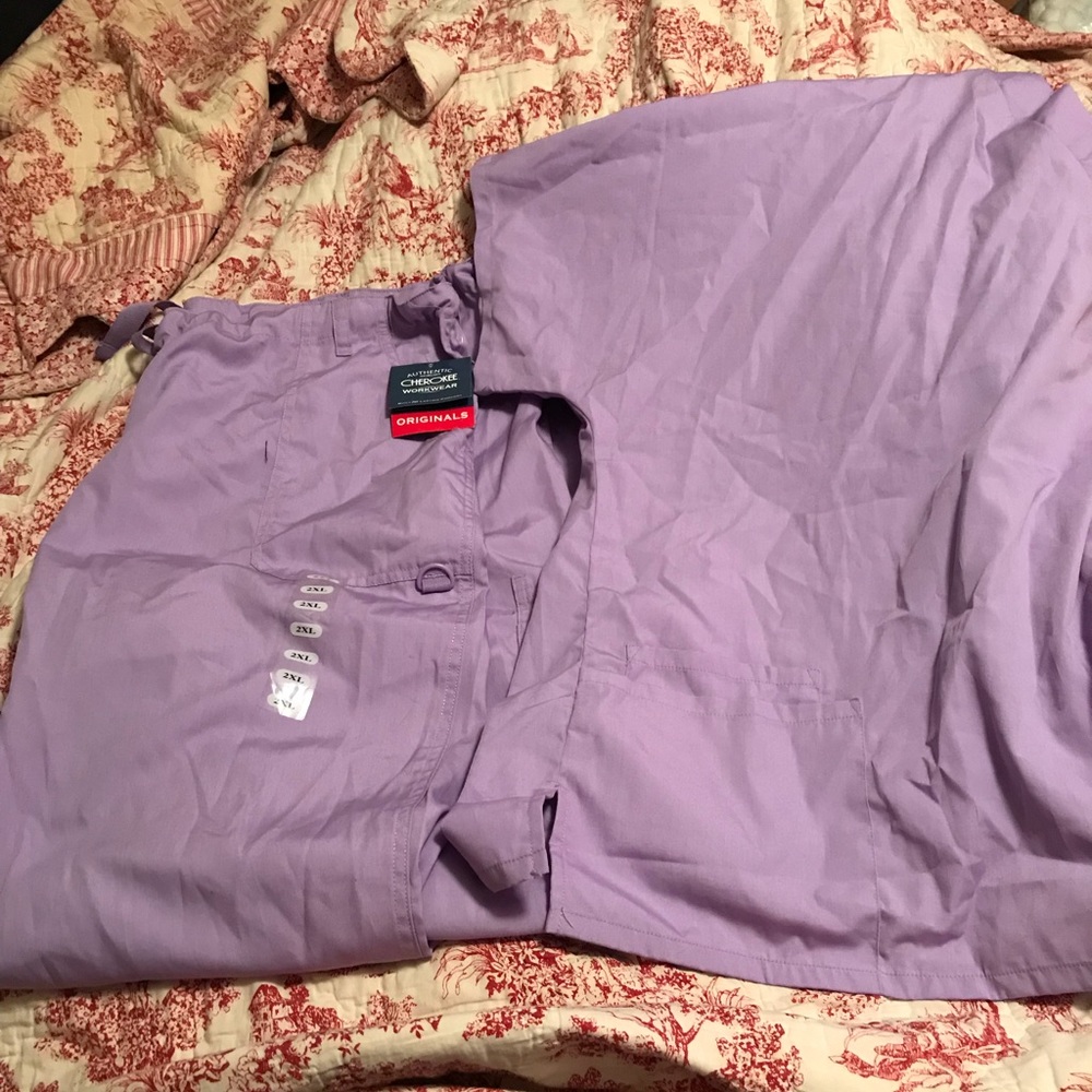 2x missy new. Some with tags Cherokee scrub set